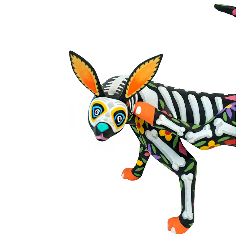 Luis Pablo: Day of the Dead Scratching Dog Alebrije