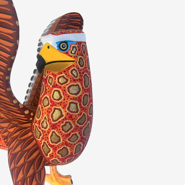 Luis Pablo: Mythical Griffin Woodcarving