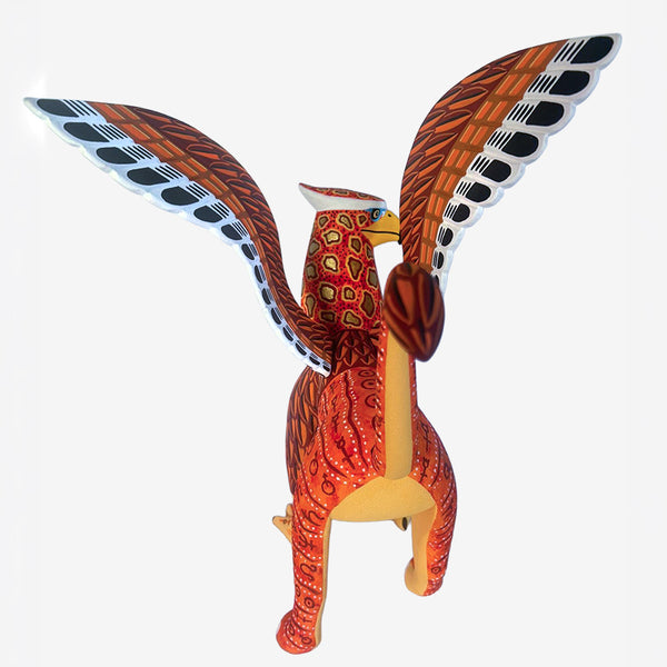 Luis Pablo: Mythical Griffin Woodcarving