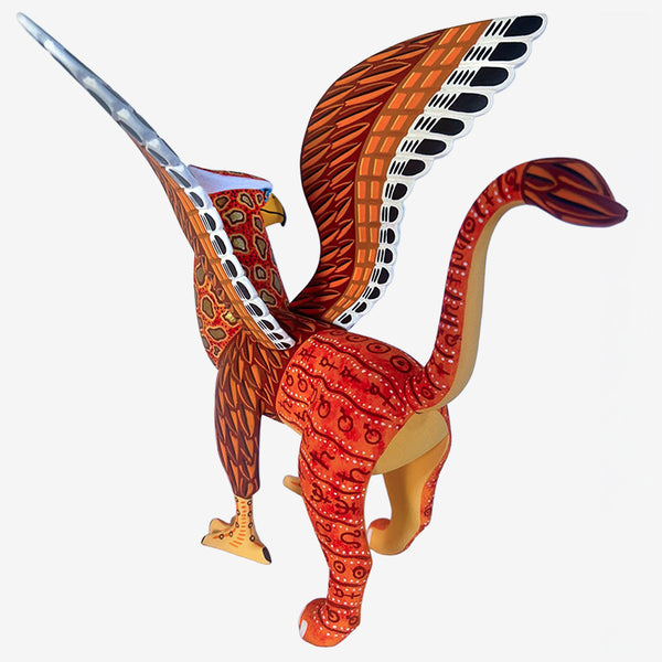Luis Pablo: Mythical Griffin Woodcarving