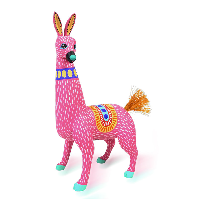Luis Pablo: Peruvian Llama Woodcarving