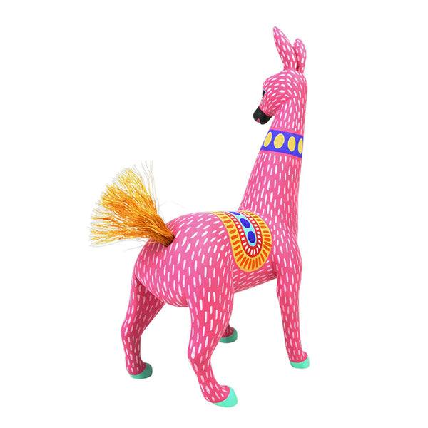 Luis Pablo: Llama Woodcarving