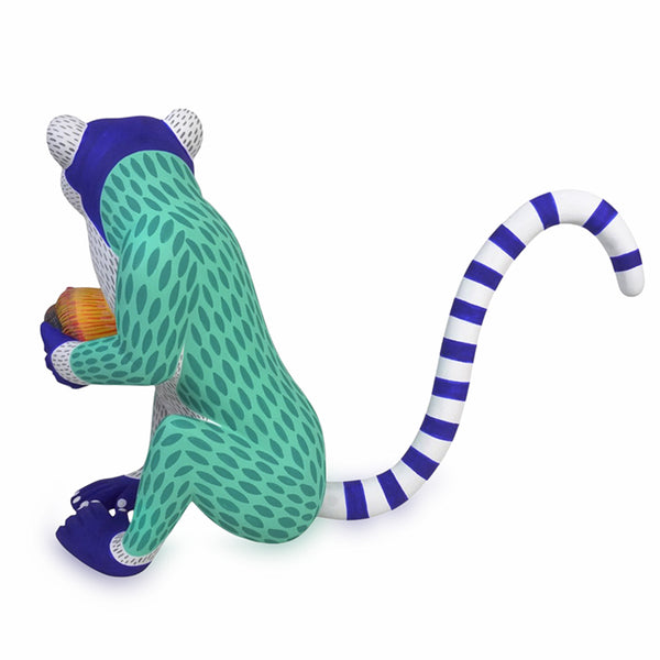 Luis Pablo: Lemur and Snail Woodcarving