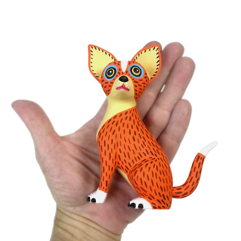 Luis Pablo: Little Dog Woodcarving