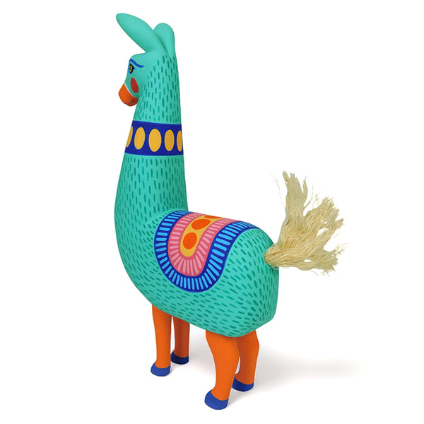 Luis Pablo: Llama Woodcarving
