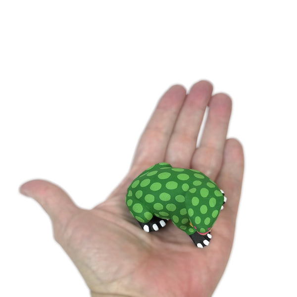 Luis Pablo: Good Luck Frog Woodcarving