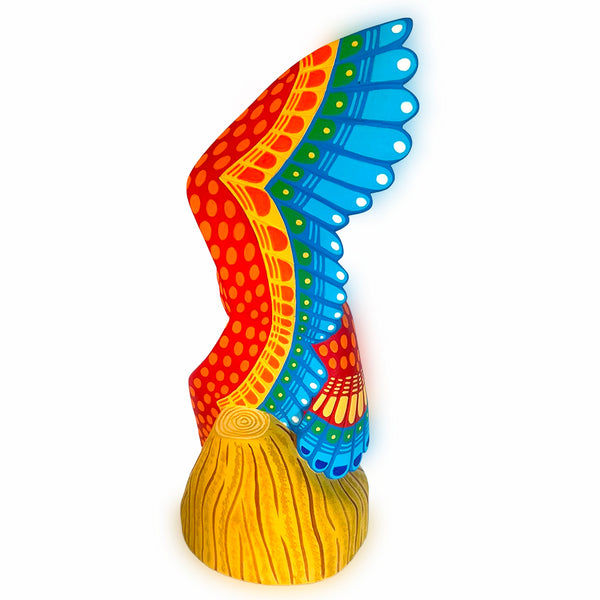 Luis Pablo: Spectacular Macaw Woodcarving