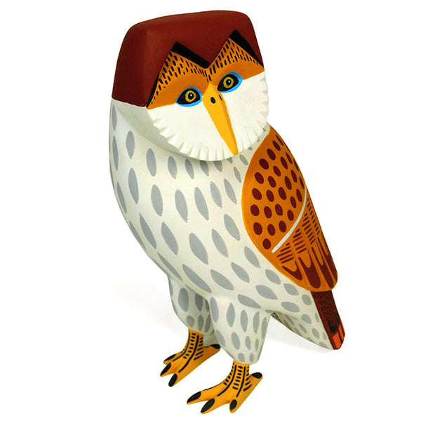 Luis Pablo: Contemporary Boreal Owl Woodcarving