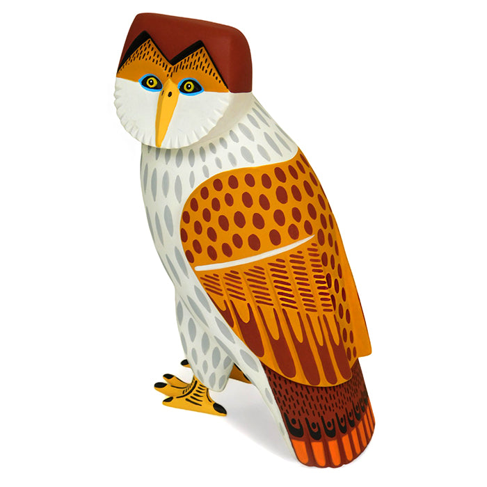 Luis Pablo: Contemporary Boreal Owl Woodcarving