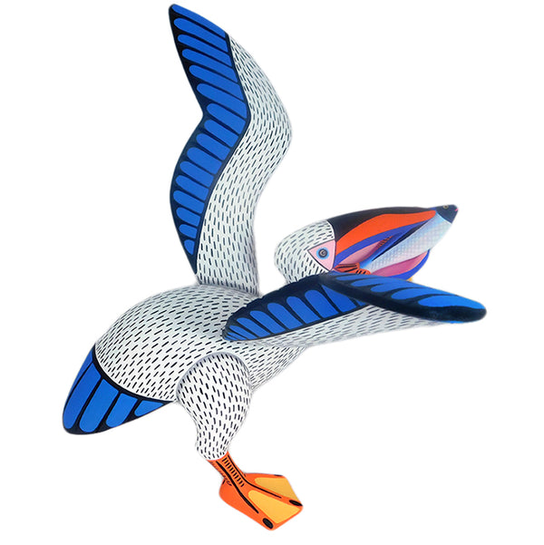 Luis Pablo: Impressive Pelican Woodcarving
