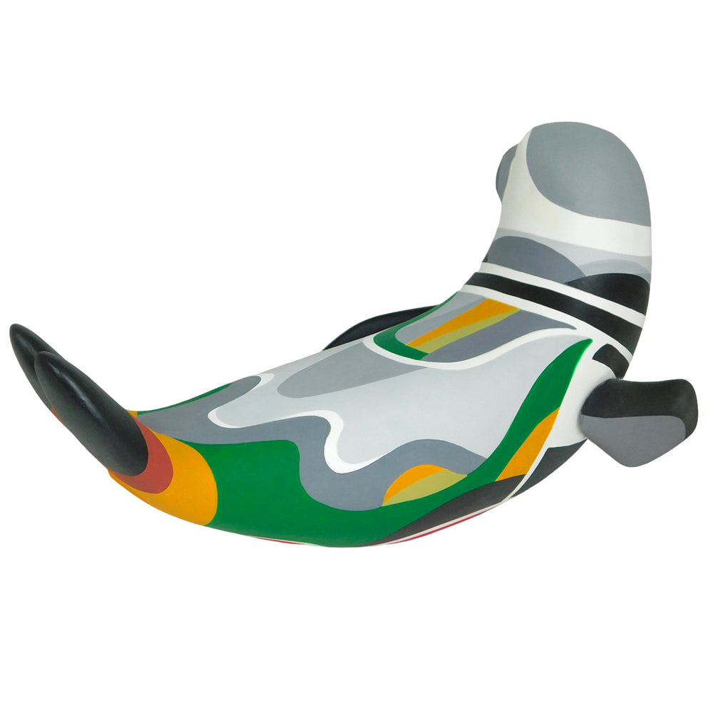 Luis Pablo: Modern Art Seal Woodcarving