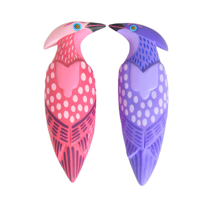 Luis Pablo: Wall Hanging Woodpeckers Woodcarving (LYWY)