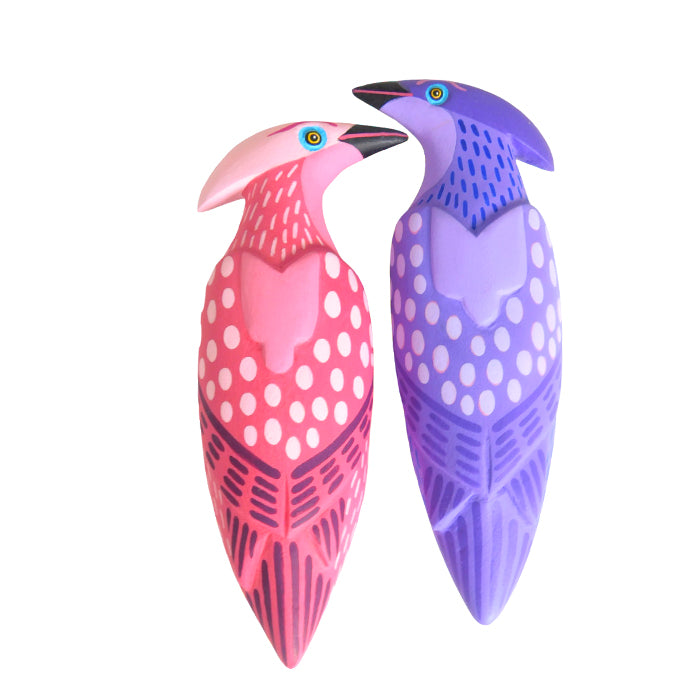 Luis Pablo: Wall Hanging Woodpeckers Woodcarving (LYWY)