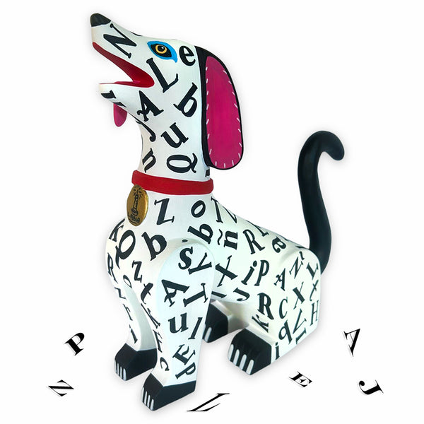 Luis Pablo: Alebrije Calligraphy Dog