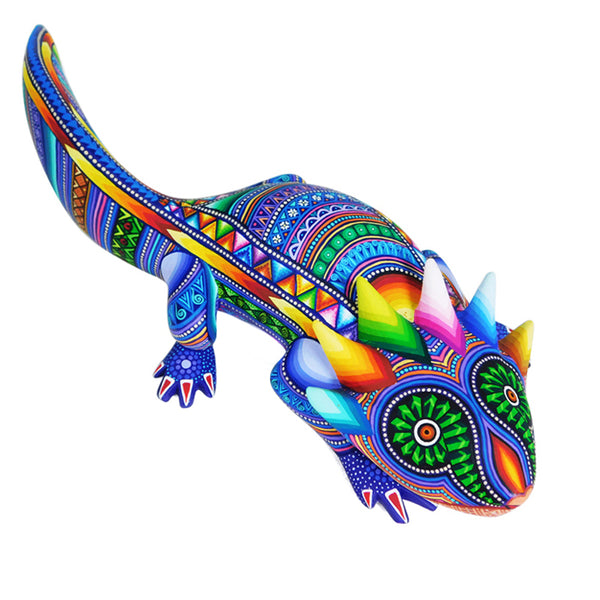 Mexican Ajolote woodcarved alebrije