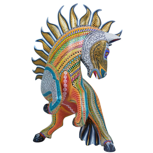 Manuel Cruz: Museum Piece Spectacular Horse Woodcarving