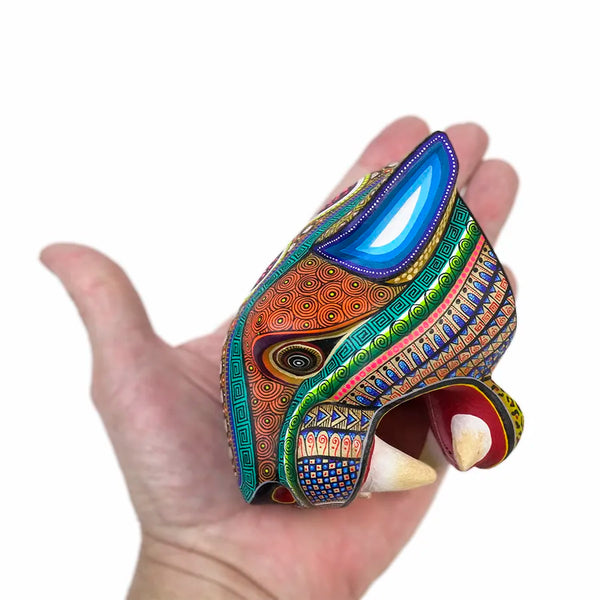 Manuel Cruz: Little Jaguar Mask Alebrije