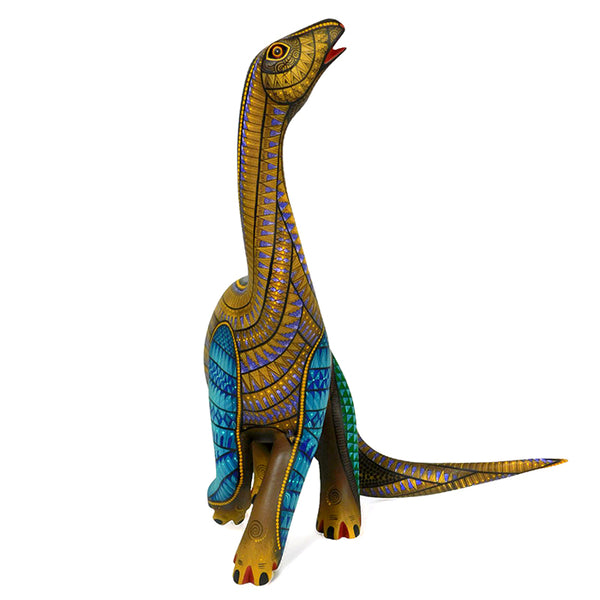 Marcos Hernandez: Brachiosaurus Dinosaur Woodcarving
