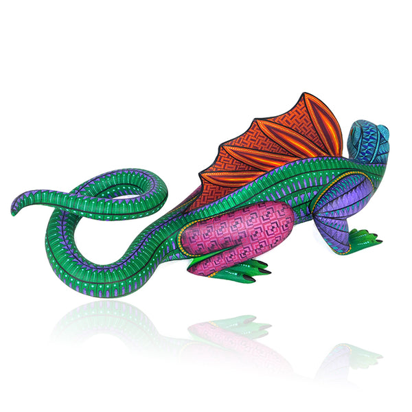 Marcos Hernandez: Splendid Iguana Woodcarving