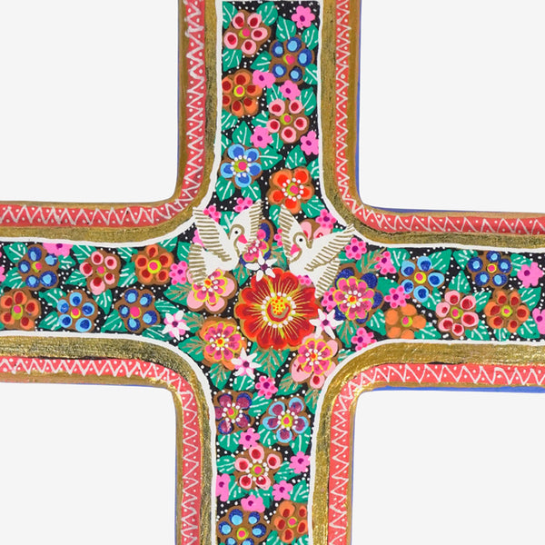 Maria Jimenez: Cross Woodcarving