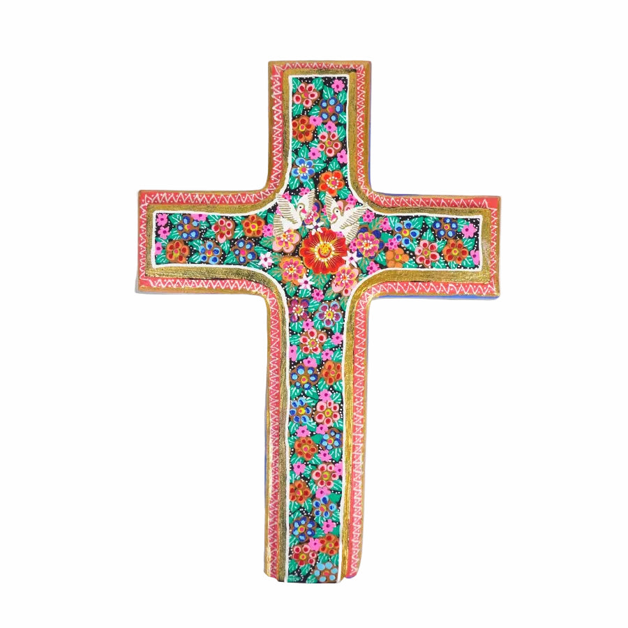 Maria Jimenez: Cross Woodcarving