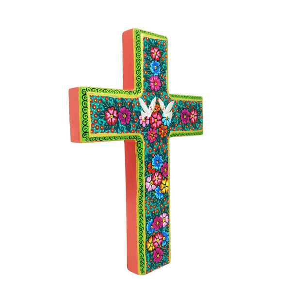 Maria Jimenez: Peace Cross Woodcarving