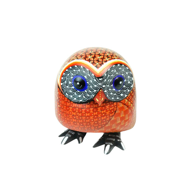 Mario Castellanos: Pygmy Owl Woodcarving