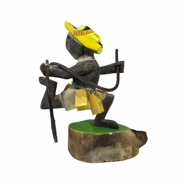 Martin Xuana: Carnival Jaguar Dancer Woodcarving