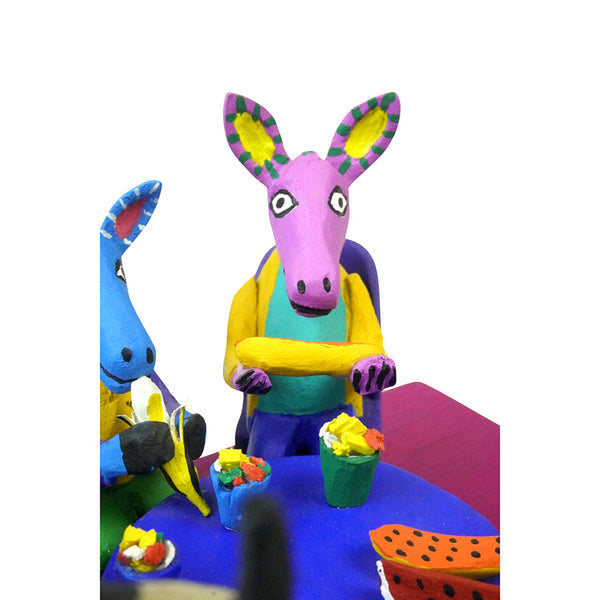 Maximino Santiago: Panda Restaurant Alebrije Scene