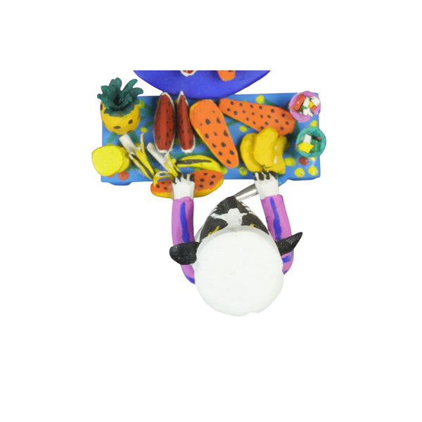 Maximino Santiago: Panda Restaurant Alebrije Scene