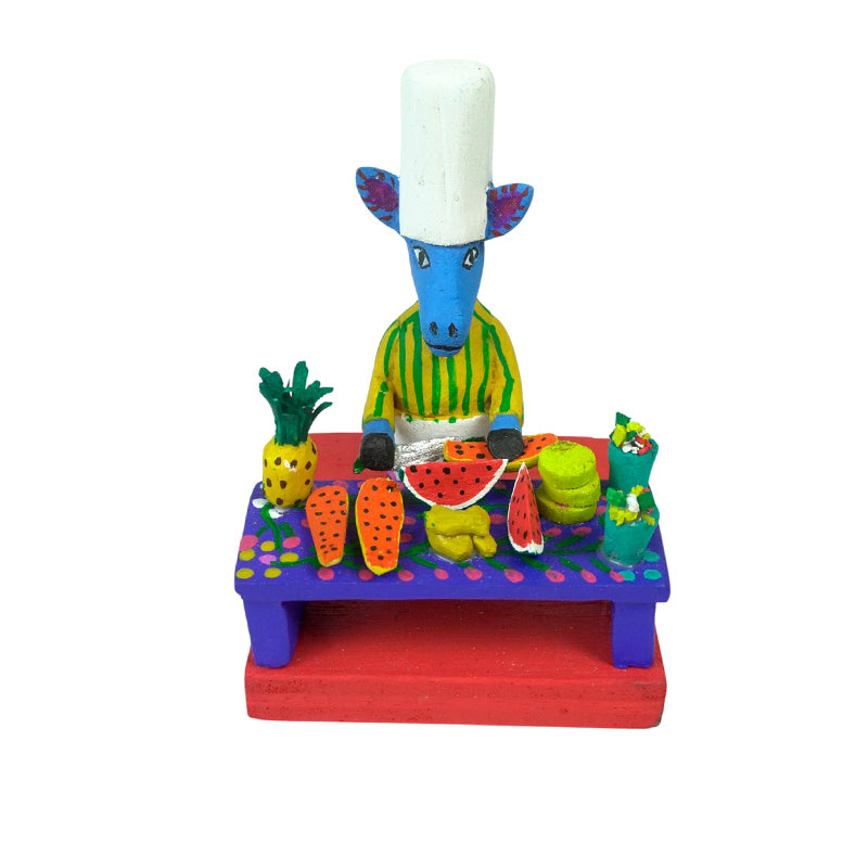 Maximino Santiago: Fruits Vendor Alebrije