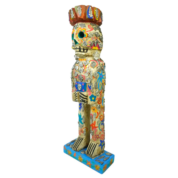 Day of the Dead: Totem Skeleton Sculpture