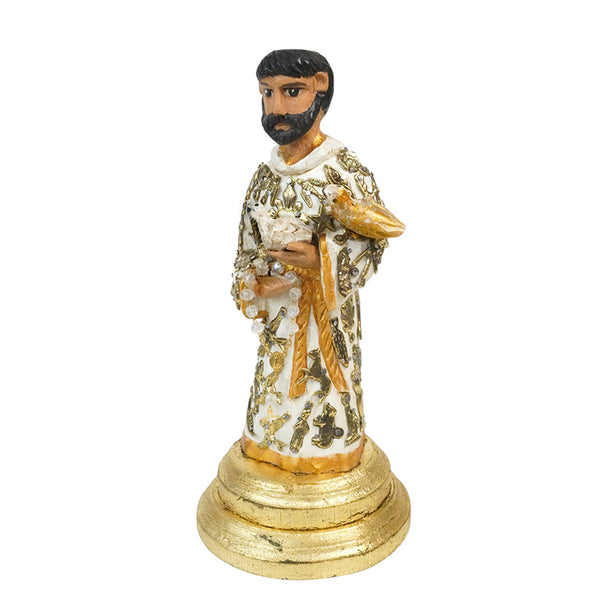 Milagros: St. Francis of Assisi Sculpture Woodcarved