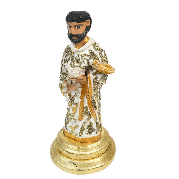 Milagros: St. Francis of Assisi Sculpture Woodcarved