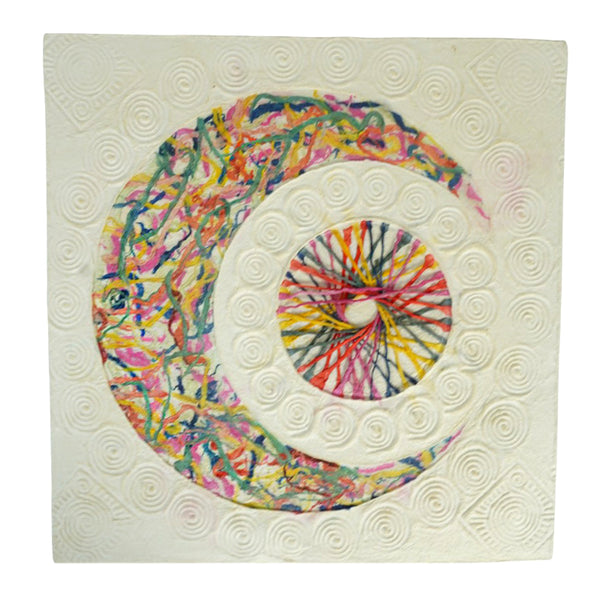 Mixed Media Wall Art: Moon & Sun Amate