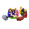 Justo Xuana: Nativity Creche Woodcarved