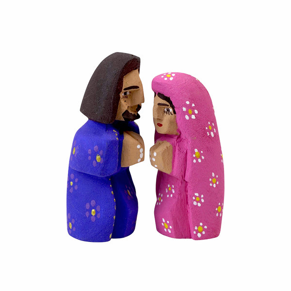 Justo Xuana: Nativity Creche Woodcarved