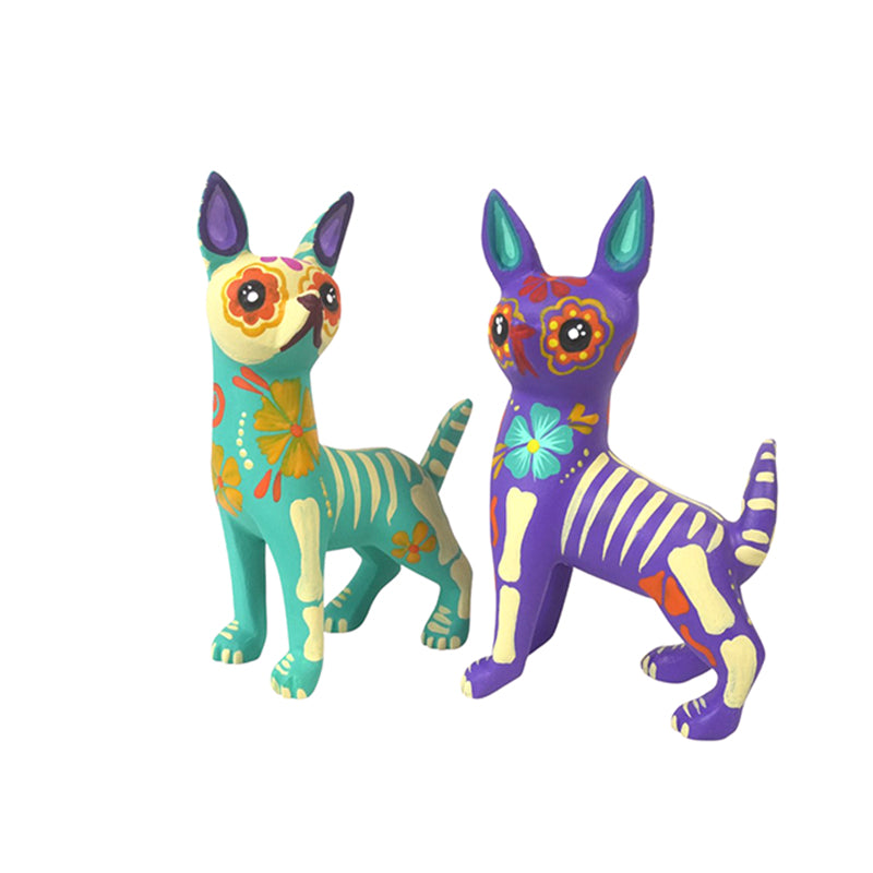 Nayeli Cruz: Little Day of the Dead Skeleton Dogs