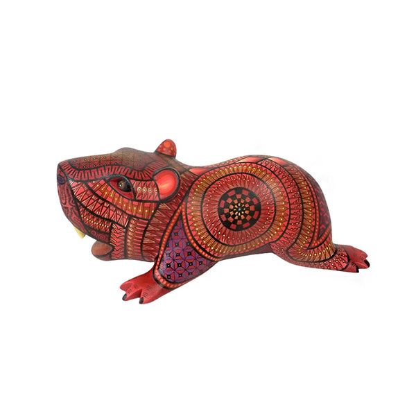 Nicolas Morales: Baby Capybara Woodcarving