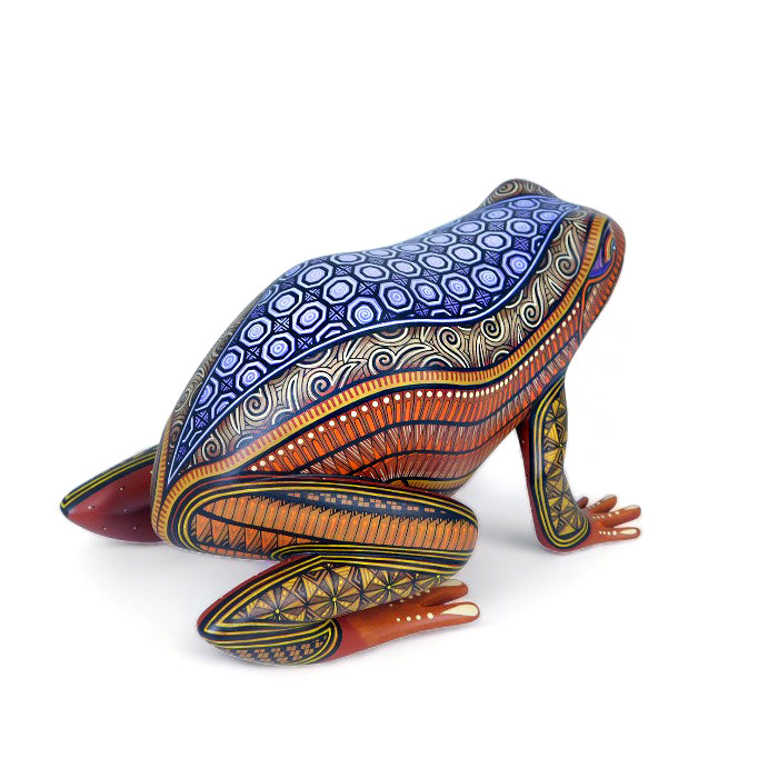 Nicolas Morales: Frog Woodcarving