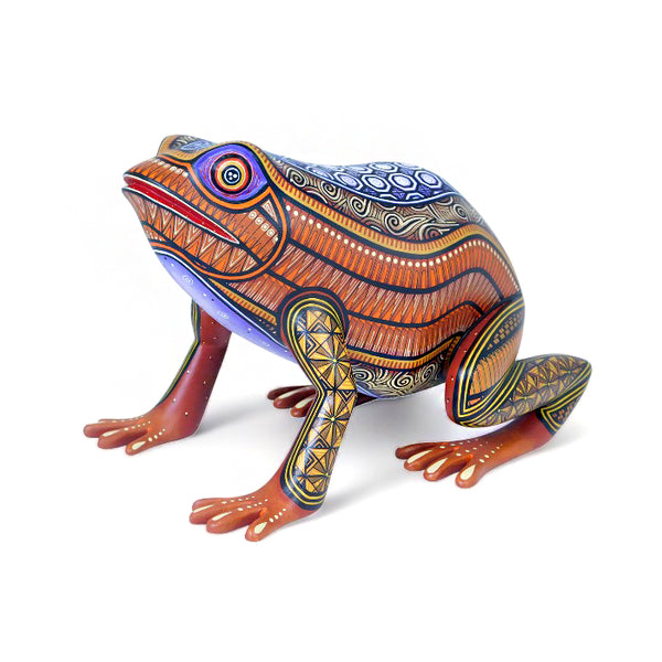 Nicolas Morales: Frog Woodcarving