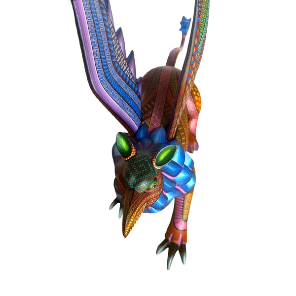 Nicolas Morales:  Mythical Griffin Woodcarving