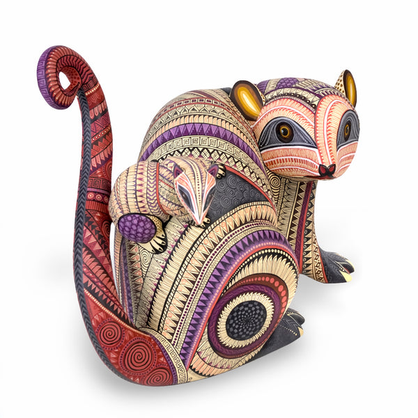 Isabel Fabian: Masterpiece Opossum & Baby Alebrije