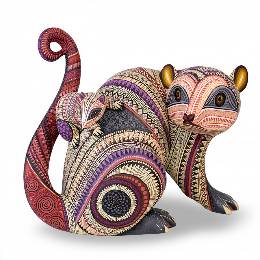 Isabel Fabian: Masterpiece Opossum & Baby Alebrije