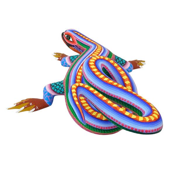 Oscar Carrillo: Lizard Wood Figurine
