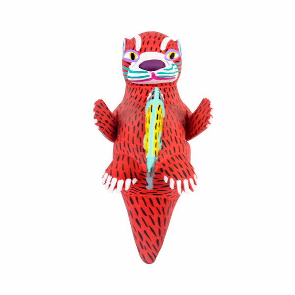 Armando Jimenez: Alebrije Otter with Fish