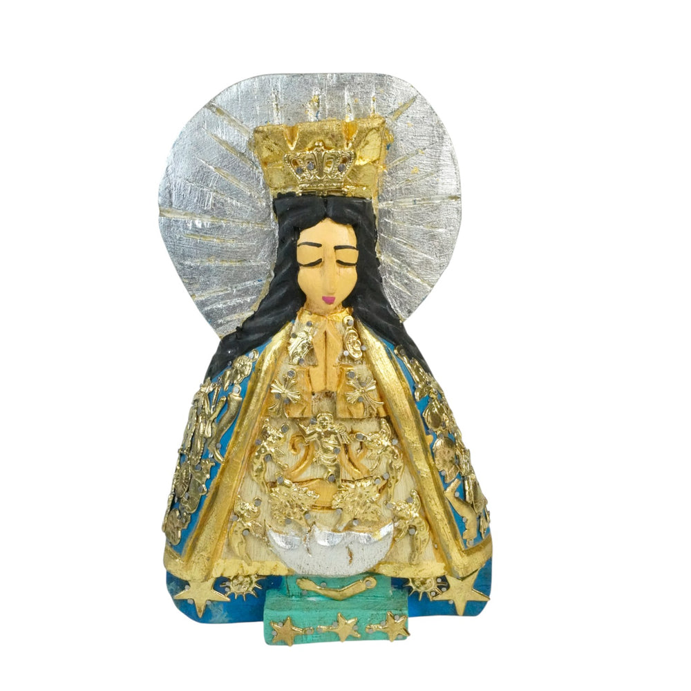 Milagros: Our Lady of Health Sculpture Woodcarved