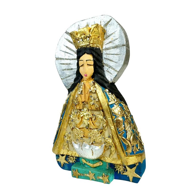 Milagros: Our Lady of Health Sculpture Woodcarved