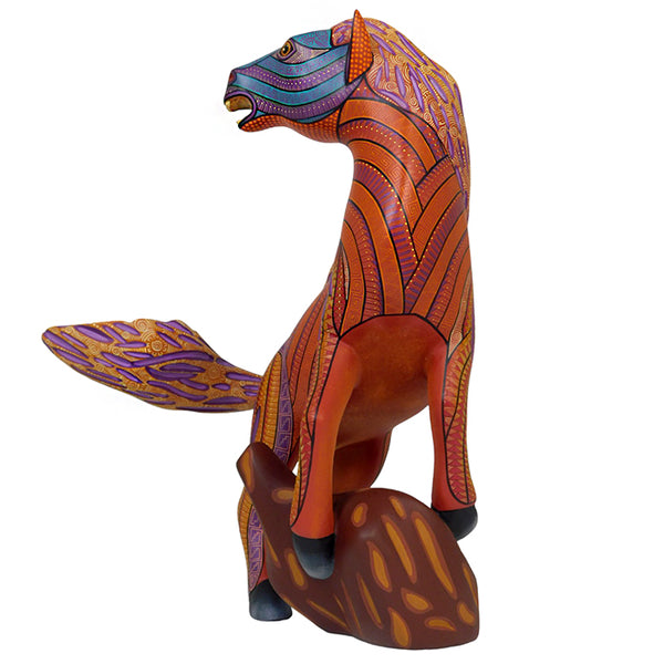 Pedro Carreno: Mustang  Woodcarving