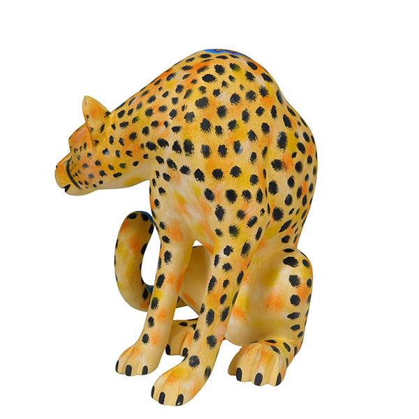 Pedro Carreno: Impressive Cheetah Woodcarving